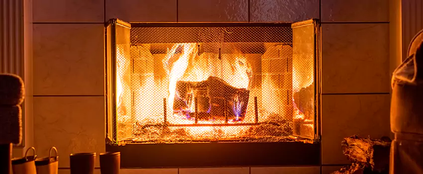 Mendota Hearth Landscape Fireplace Installation in Bristol, Virginia