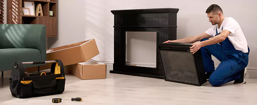 Old Rusted Metal Fireplace Repair And Replacement in Bristol, VA